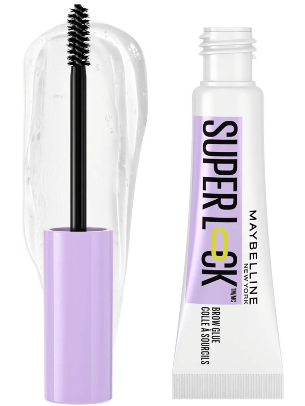 Maybelline Super Lock Brow Glue Eyebrow Gel Lightweight For Up To 24HR Hold New